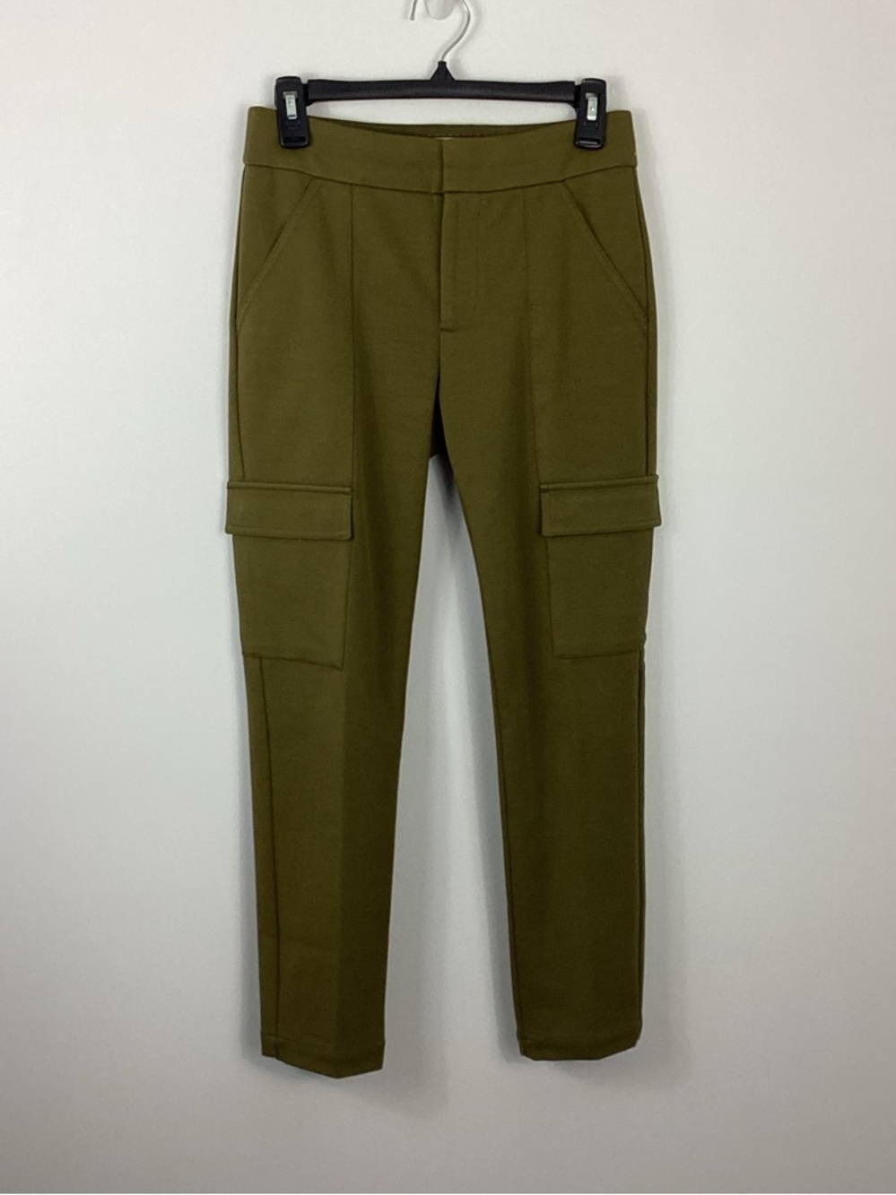 The Essential Slim By Anthropogie Moss Green Cargo Pants Size 0